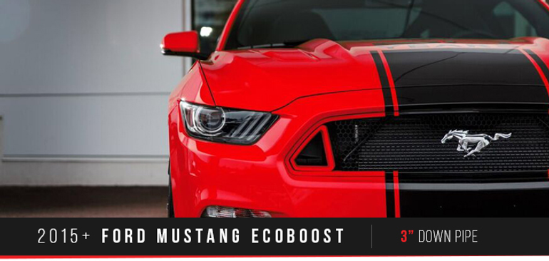 New 3" Down Pipe | Ford Mustang Ecoboost 2015