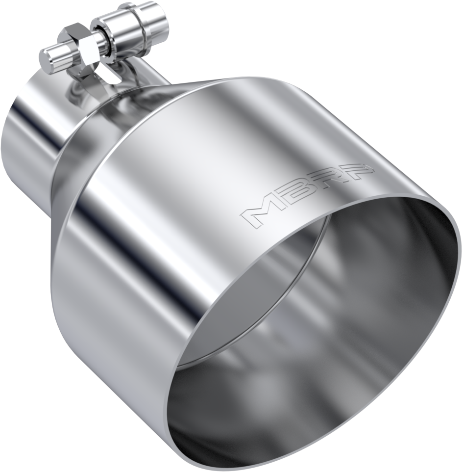 2.5 Rolled Out Bolt-On T304 Stainless Steel Exhaust Tail