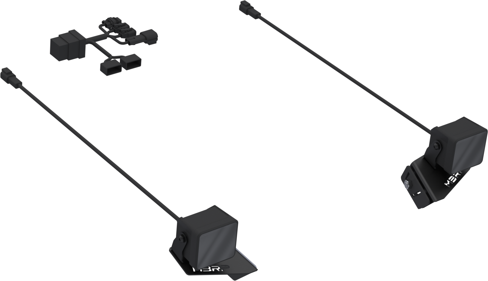 MBRP SL4002F Accessory Light Kit, Flood Beam, 2021-2025 Polaris