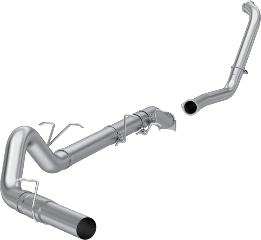 MBRP S6206PLM 4” Turbo-Back, Single Side Exit, 2003-2007 Ford F