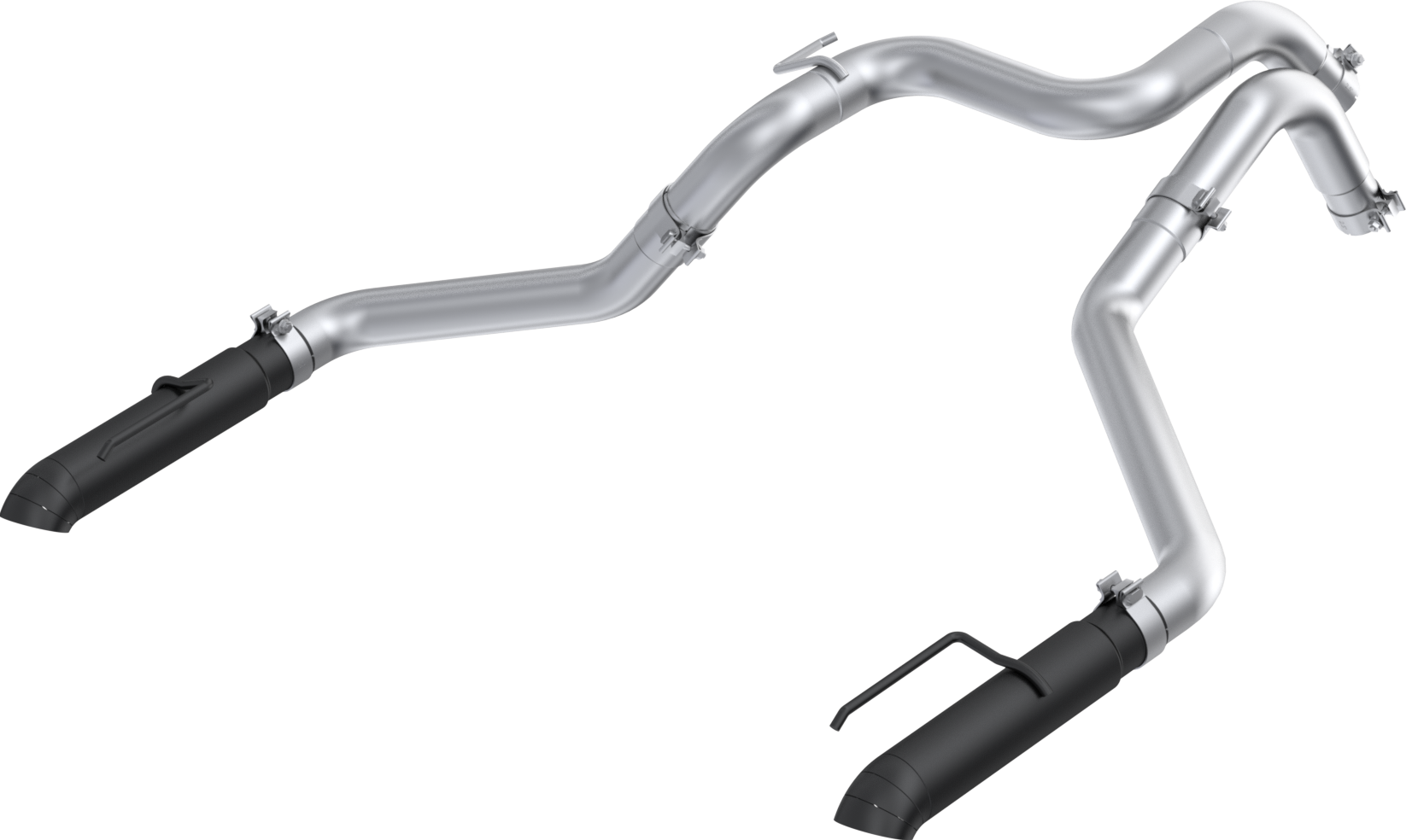 MBRP S5270BLK 3”Axle-Back, Dual Rear Turn-Down, 2024-2025 Ford