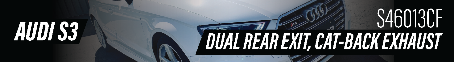 2020 Audi S3 Dual Exhaust