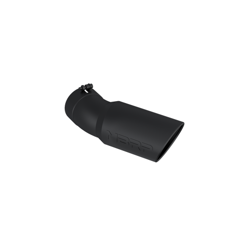 Tip, 6" O.D. 5" inlet, 15.5" long, 30 degree bend, 2015-2025 Duramax 2500/3500 - Black