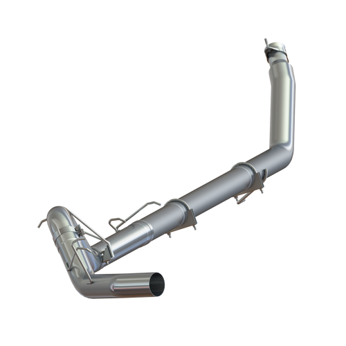 4" Turbo Back, Single Side (94-97 Hanger HG6100 req.) - no muffler, 1994-2002 2500/3500 Cummins