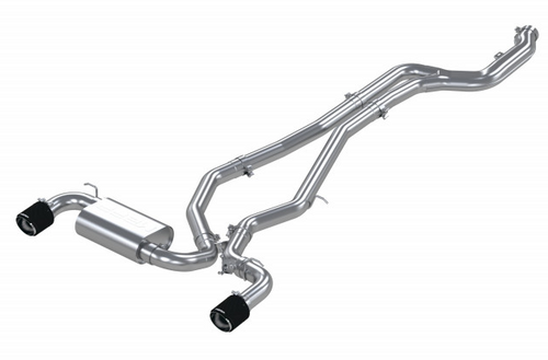 MBRP 3" Cat Back, Dual Rear Outlet, 2020-2026 Toyota Supra 3.0L, T304 Stainless Steel w/ CF Tips