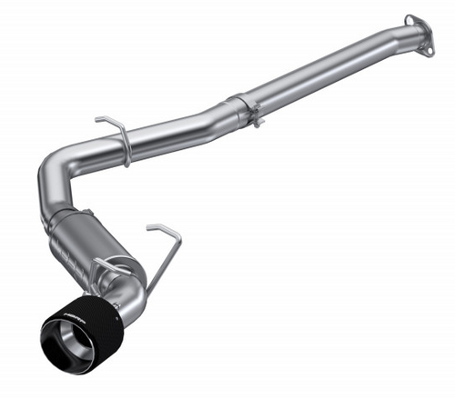 MBRP 3" Cat-Back, Single Rear Exit, 2012-2025 Subaru BRZ/Toyota GR86/Scion FR-S, T304 Stainless Steel with CF Tips