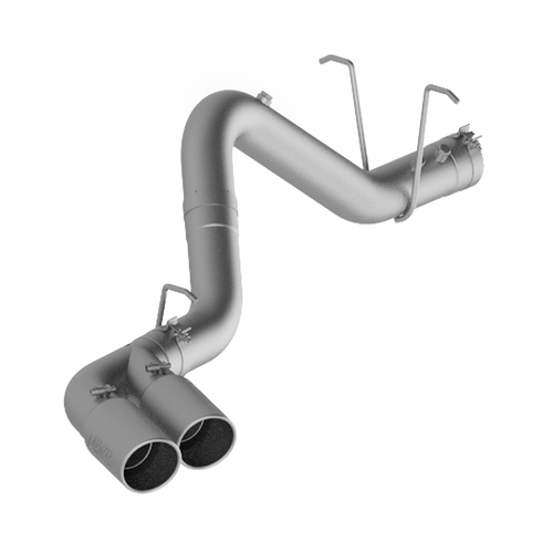 4" Filter Back, Dual Outlet Single Side, AL, Chevy/GMC 2500/3500 Duramax 2011 - 2019