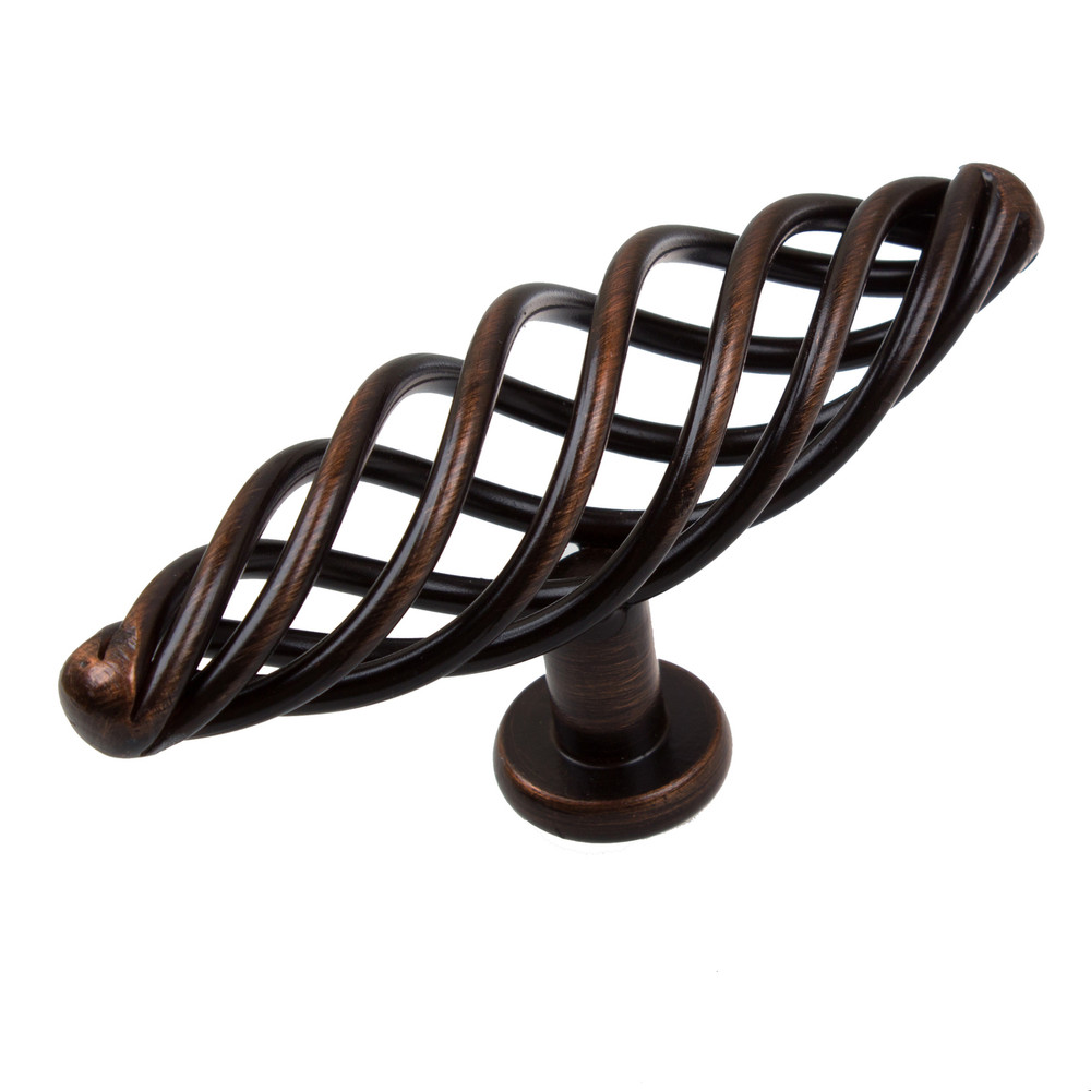 3 7 8 Inch Classic Oval Twisted Birdcage Cabinet Knob 3045 100