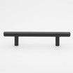3-3/4 in. Center to Center Matte Black Traditional Bar Pull - 5001-96-MB