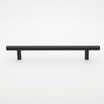 6-5/16 in. Center-to-Center Matte Black Modern Cabinet Hardware Handle - 5003-160-MB