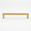 6-5/16 in. Center to Center Solid Square Bar Pull, Gold Collection - 21683-160
