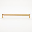 8-3/4 Inch Screw Spacing Solid Knurled Bar Pull Cabinet Hardware Handle, Satin Gold - 4788-224-SG