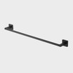 24 in. Towel Bar Wall Mounted with Round Backplate - 9024-SQ