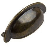 2-1/2 Inch Center to Center Classic Bin Pull Cabinet Hardware Cup Handle - 87600