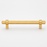 5-1/16 in. Center to Center Knurled Solid Steel Bar Pull - 8007-128-BG