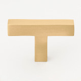 2-Inch Solid Square Cabinet T-Knob 21683-T Gold Collection 2-Inch Solid Square Cabinet T-Knob 21683-T Gold Collection
