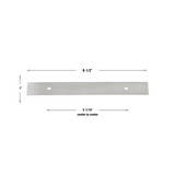 8-1/2 in. Squared Backplate with 5-1/16 in. Center to Center - 8342-128