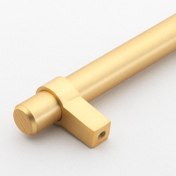 3 Inch Center to Center Satin Gold Solid Steel Bar Pull Cabinet Hardware Handle - 4005-76-SG