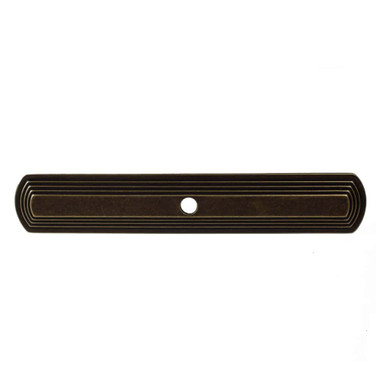6 Inch Narrow Rounded Rectangle Cabinet Backplate - 1079