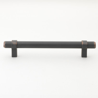 5 in. Center to Center Oil Rubbed Bronze Solid Steel Bar Pull - 4007-128-ORB