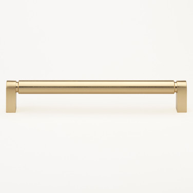 6-5/16 in. Center to Center Champagne Gold Smooth Bar Pull - 4787