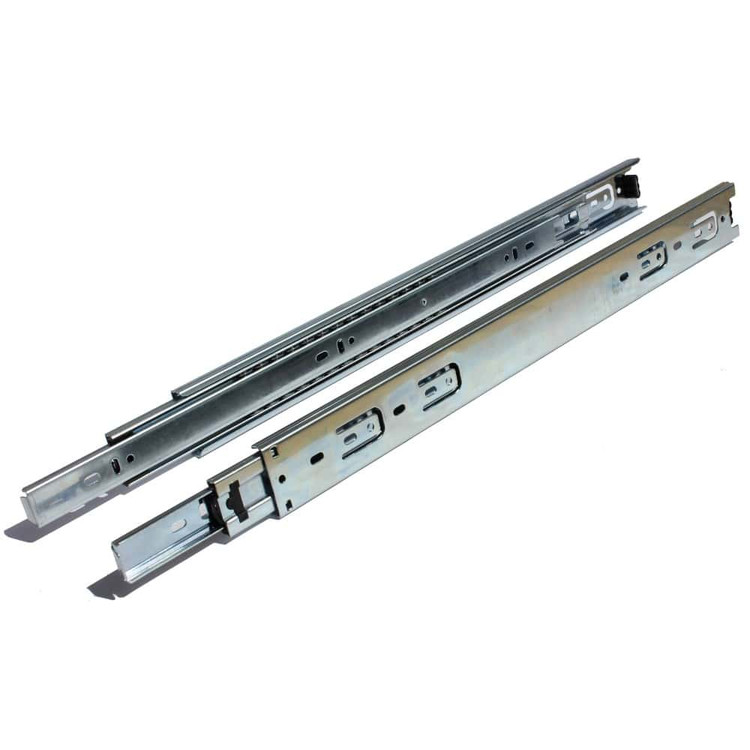 24 Inch Side Mount 100 lb. 1 Inch Over-Travel Drawer Slide - 2470 (1 Pair)