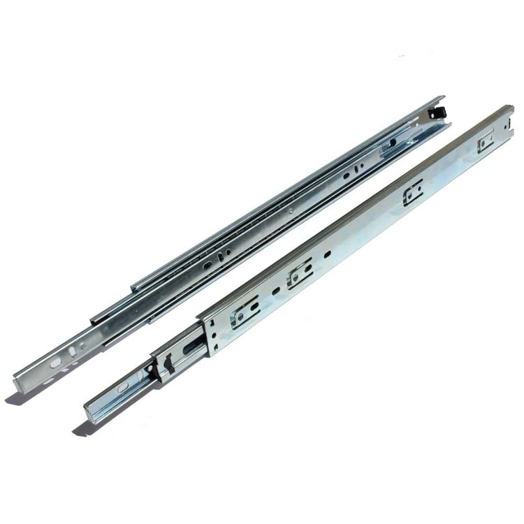 20 Inch Side Mount 70 lb. 35mm Full Extension 1 Inch Over Travel Drawer Slide - 2035 (1 Pair)