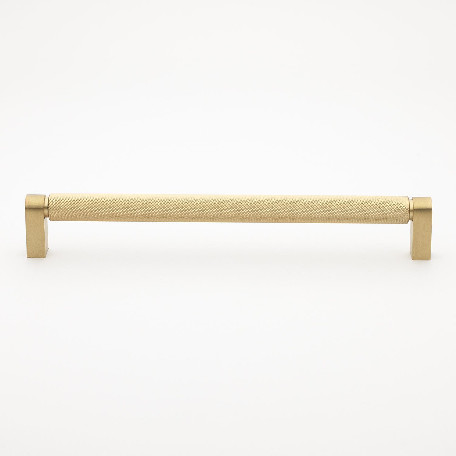 8-3/4 Inch Screw Spacing Solid Knurled Bar Pull Cabinet Hardware