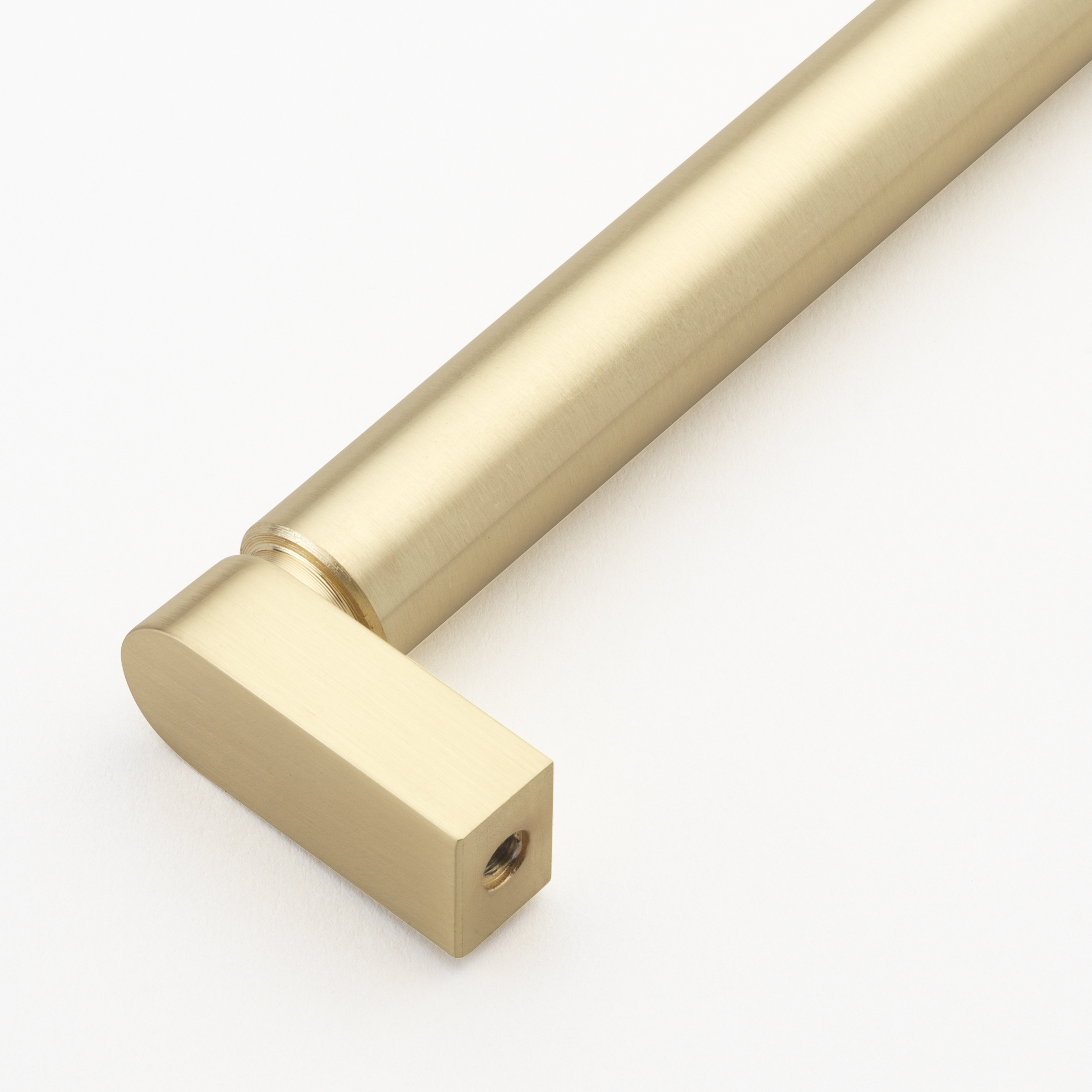 6-5/16 in. Center to Center Champagne Gold Smooth Bar Pull - 4787