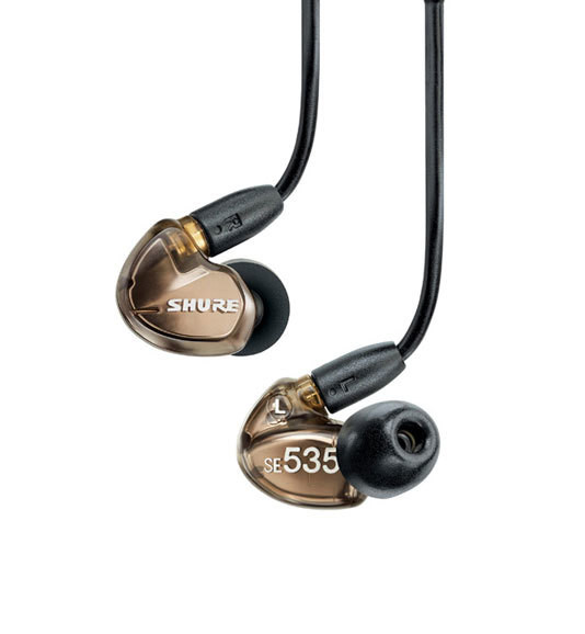 Shure SE535 Sound Isolating Earphones in Clear - Drumtek Store