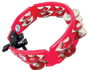 LP Cyclops Steel Mounted Tambourine - Red
