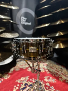 Benny Greb Sonor Snare Drum - Vintage Brass, with Centered Stripe