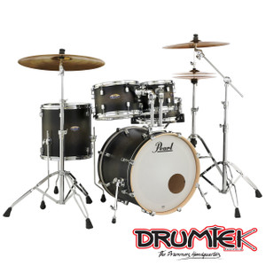 INCRED-A-BUNDLE Pearl Decade Maple - Satin Black Burst (22", 10", 12", 16", + 14" Snr)