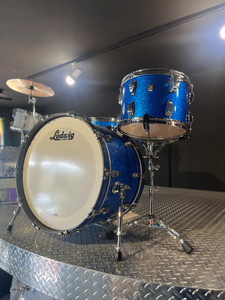 Ludwig Classic Maple 22" Fab - Blue Sparkle Drum Kit Shell Set