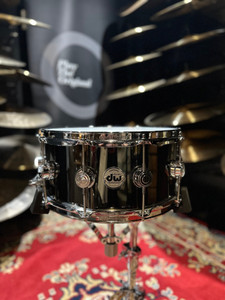 DW Collector's Series Black Nickel over Brass 14" x 6.5" Snare Drum