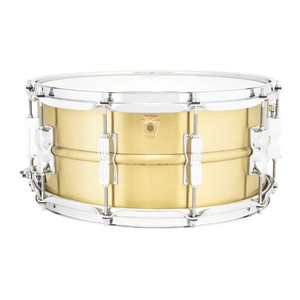 Ludwig Acro Brushed Brass Snare Drum 14" x 6.5"