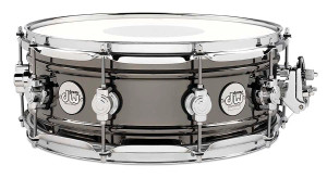 DW Design Series 14" x 5.5" Black Nickel Over Brass Snare