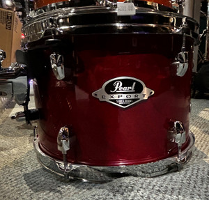 Pearl Export Lacquer Tom 12" x 8" w/ OPL Natural Cherry