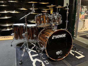 Sonor AQ2 150th Anniversary Drum Kit - Ebony Veneer (22", 10", 12", 16" + 14" SNR) Sonor AQ2 150th Anniversary Drum Kit - Ebony Veneer (22", 10", 12", 16" + 14" SNR)