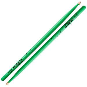 Zildjian 5A Acorn Neon Green Drumsticks