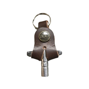 Tackle Leather Drum Key Case - Mahogany