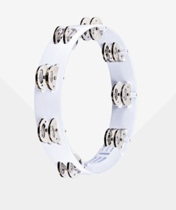 Meinl Headliner Tour Tambourine - 2 Row, 10" (White)