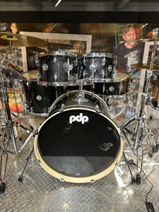 PDP Mainstage Complete Drum Kit Package -  Black Sparkle