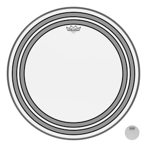 Remo Powersonic Clear Bass Drumhead, 22"