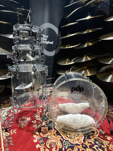 PDP Concept Acrylic (22", 10", 12", 16") Drum Kit Shell Set