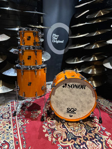 Sonor SQ2 - Vintage Amber (22", 10", 12", 16") Drum Kit Shell Set