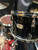 Yamaha Absolute Hybrid Maple Solid Black - 22", 10", 12", 16" Drum Kit Shell Pack