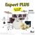 Pearl EXPORT PLUS 22" FUSION PLUS DRUM KIT PACKAGE - SATIN SCARLETT