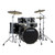 Yamaha Stage Custom Drum Kit + Paiste Drumtek Value Package - Raven Black