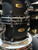 Pearl Reference One - Matte Black (22", 10", 12" + 16")  Drum Kit Shell Set